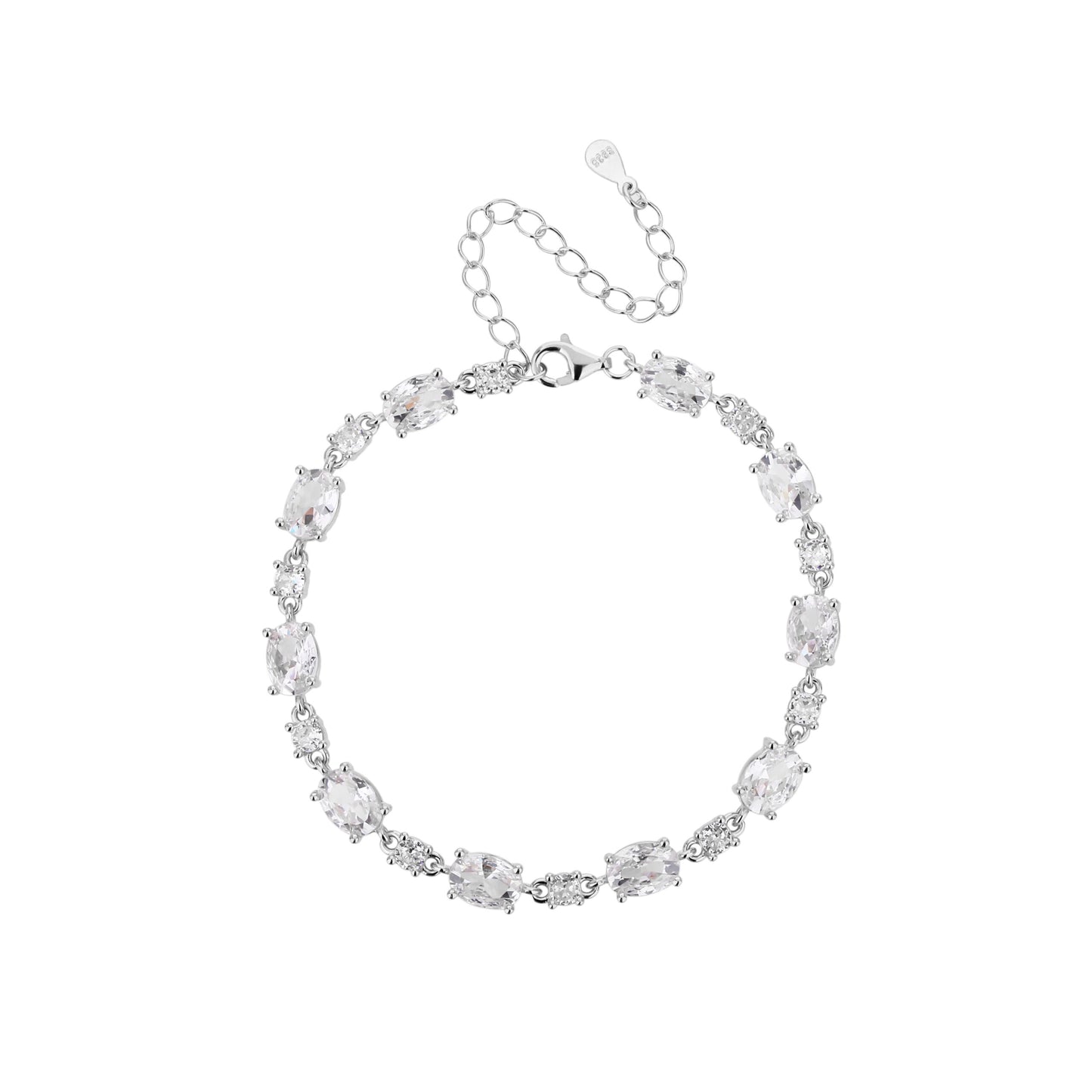 צמיד כסף משובץ ZSI697-1