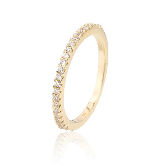 טבעת זהב משובצת ZSI432-3