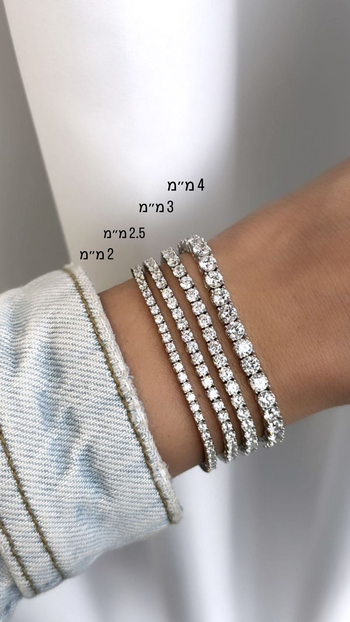 צמיד טניס ZSI272-1-4mm
